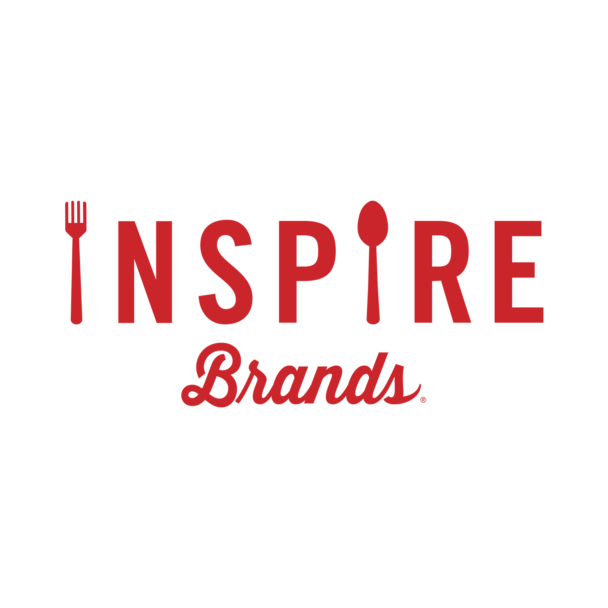 Inspire Brands Red Logo White Background