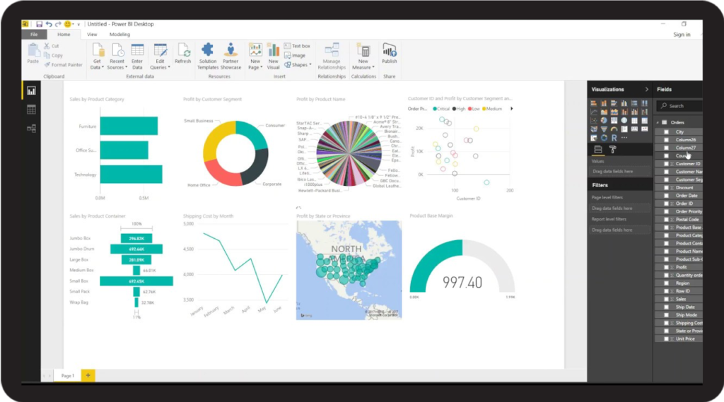 Self Service, Multi Dimensional Analytics