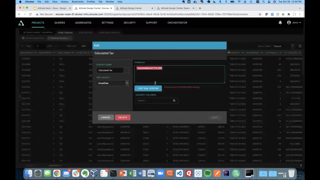 Create Different Calculations in the AtScale Design Center