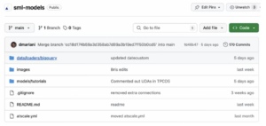 GitHub public tutorials repository - SML Models