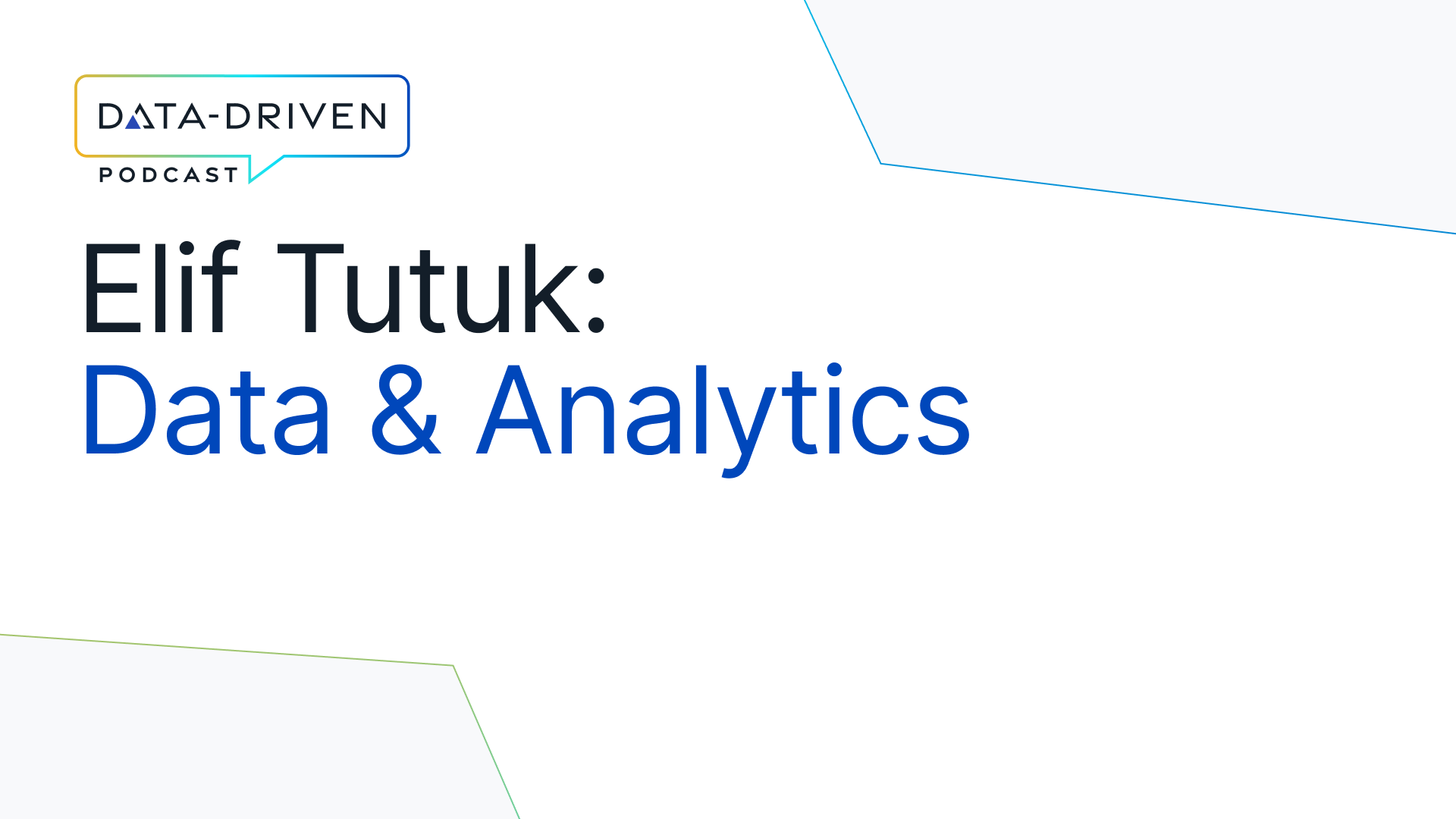 Elif Tutuk- Semantic Layer and Data Analytics