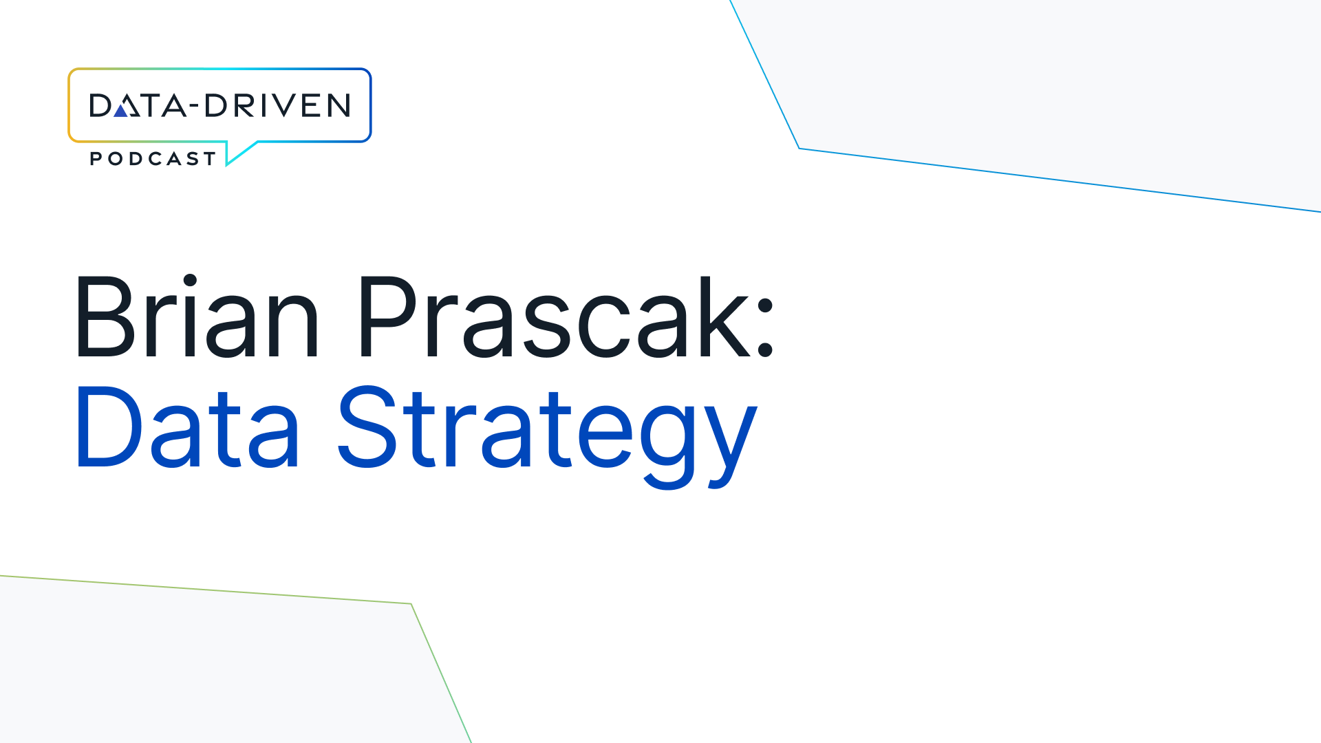 Data Strategy with Brian Prascak at Wawa